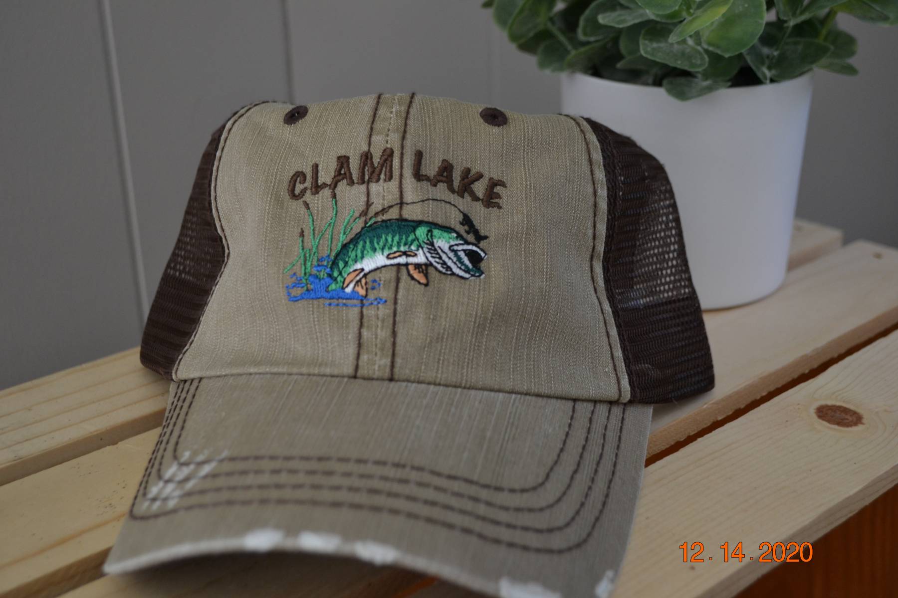 Clam Lake Weathered Tan Muskie Hat
